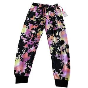NWT JUSTICE Jogger Pants Tie Dye Girls Sz L (12-14)
